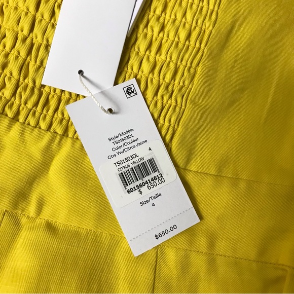 Derek Lam Alene Tie-Front Strapless Jumpsuit NWT - Picture 8 of 9